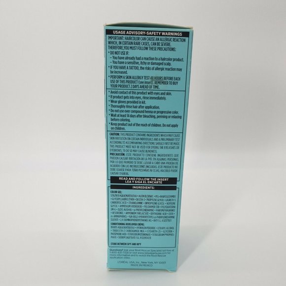 Loreal Root Rescue 10 Minute Root Permanent Hair Coloring Kit #4A DARK ASH BROWN - Picture 2 of 6